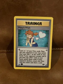 Pokemon TCG Misty's Wish 108/132 Gym Challenge 1st Edition Nonholo Rare LP - Image 1