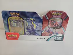 Pokemon Paldea Legends 2- Pack Miraidon & Koraidon EX Tins - Image 2