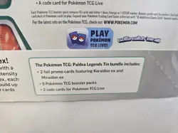 Pokemon Paldea Legends 2- Pack Miraidon & Koraidon EX Tins - Image 5