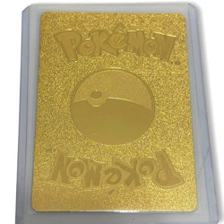 Pokemon CHARIZARD VMAX Gigantamax Gold Foil Fan Art Card SV107/SV122 HP330 - Image 2