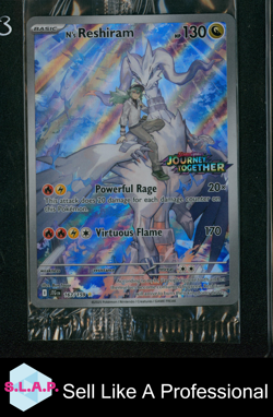 N'S RESHIRAM 167/159 POKEMON JOURNEY TOGETHER PROMO 2025 ENGLISH SEALED - Image 1
