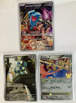 Black Bolt Team Rockets Wobbuffet SVP Black Promo Golett Glaceon X Pokemon Lot - Image 1