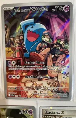 Black Bolt Team Rockets Wobbuffet SVP Black Promo Golett Glaceon X Pokemon Lot - Image 2