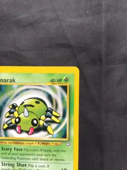 Pokemon Cards: Neo Genesis 1st Edition Common: Spinarak 75/111 - Image 3