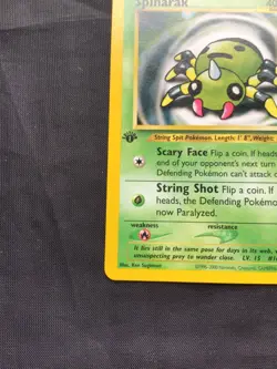 Pokemon Cards: Neo Genesis 1st Edition Common: Spinarak 75/111 - Image 5