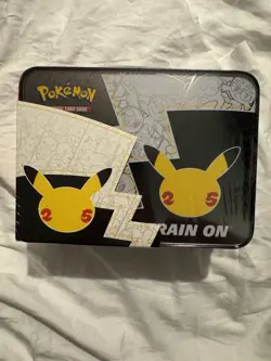 Pokemon TCG Celebrations Collector Chest Lunch Box Tin Sealed - Image 3