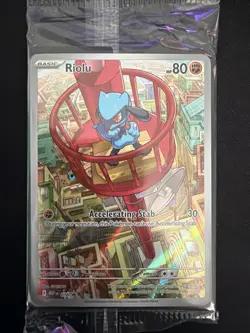 Riolu Black Star Promo Illustration Rare #10 Sealed - Pokemon Mega Evolutions - Image 1