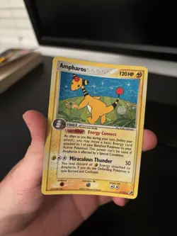 Ampharos Holo - EX Unseen Forces 1/115 (2005) - Lightly Played LP - Pokemon TCG - Image 1