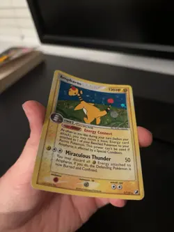 Ampharos Holo - EX Unseen Forces 1/115 (2005) - Lightly Played LP - Pokemon TCG - Image 2