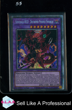 SCHICKSALS HELD DESTROYER PHOENIX ENFORCER YU-GI-OH! POTE 1ST EDITION DEUTSCH - Image 1