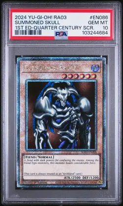 2024 YU-GI-OH! RA03-QUARTER CENTURY BONANZA #EN086 SUMMONED SKULL PSA 10 - Image 1