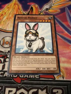 Rescue Rabbit SR04-EN020 1st Common Light Play LP Yu-Gi-Oh! - Image 1