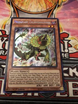 1x (LP) Predaplant Chlamydosundew - FUEN-EN005 - Secret Rare - 1st Edition YuGi - Image 1