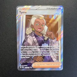 Pokemon TCG Tyme Full Art Ultra Rare Card Prismatic Evolutions 143/131 - Image 1