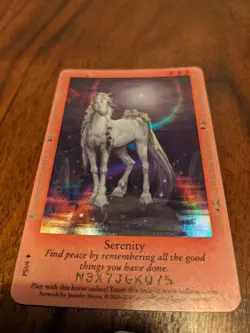 Bella Sara Serenity Foil Promo Card PS3/4 - Image 1