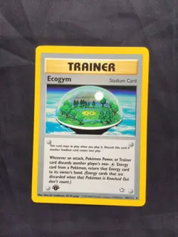 Pokemon Cards: Neo Genesis 1st Edition Rare: Ecogym 84/111 - Image 1