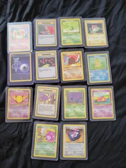 WOTC Vintage Pokemon Bundle 14 cards Pokemon TCG Team Rocket 1999 set snorlax - Image 1