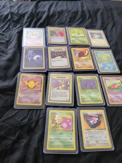 WOTC Vintage Pokemon Bundle 14 cards Pokemon TCG Team Rocket 1999 set snorlax - Image 5
