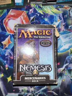 Magic the Gathering Nemesis Mercenaries Theme Deck - 60 Cards & Box - Image 1