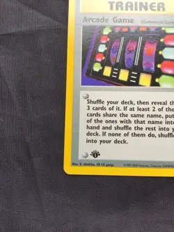 Pokemon Cards: Neo Genesis 1st Edition Rare: Arcade Game 83/111 - Image 5