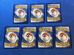 Lot of 7 Pokemon Prismatic Evolutions Reverse Holo Cards Larvitar Buneary - Image 2