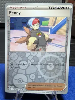 Pokemon TCG Penny Reverse Holo Card 183/198 Scarlet & Violet Base Set - Image 1