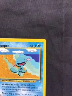 Pokemon Cards: Neo Genesis 1st Edition Common: Wooper 82/111 - Image 3