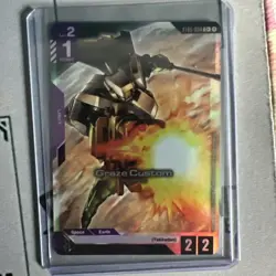 Gundam Card Game Graze Custom Alt Art C+ ST05-004 - Image 1