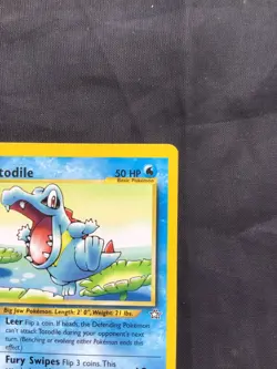 Pokemon Cards: Neo Genesis 1st Edition Common: Totodile 81/111 - Image 3