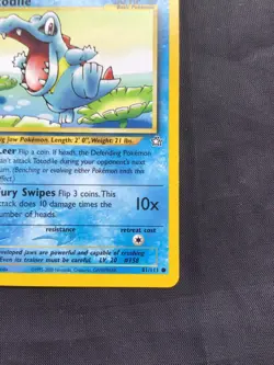 Pokemon Cards: Neo Genesis 1st Edition Common: Totodile 81/111 - Image 4