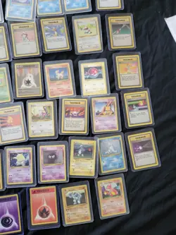 WOTC Pokemon TCG Base Set 52 Card Bundle Joblot Partial Incomplete Set no dupes - Image 4