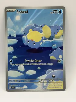 Spheal 199/191 - Illustration Rare Surging Sparks Pokemon TCG Holo 2024- NM card - Image 1