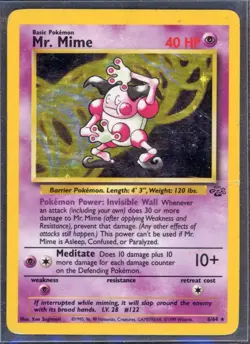 Pokemon Cards - Mr.Mime 6/64 - Jungle Set - eBay Live Sun 12th 6:30pm - Image 1