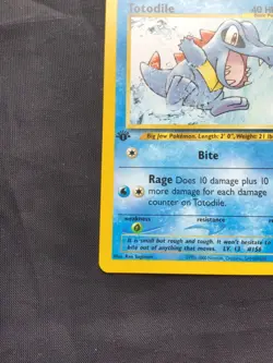 Pokemon Cards: Neo Genesis 1st Edition Common: Totodile 80/111 - Image 5