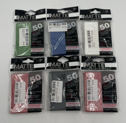 50 Ultra Pro MATTE DECK PROTECTOR Standard Card Sleeve Custom Bundle of 6 Colors - Image 1