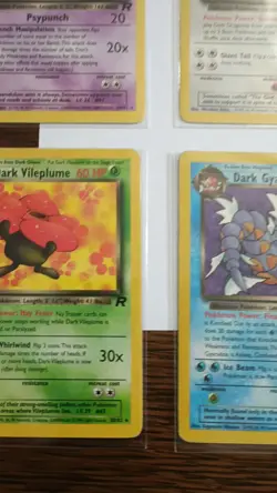 Pokemon TCG bundle of 6 vintage rare Team Rocket set cards - Image 2