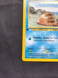 Pokemon Cards: Neo Genesis 1st Edition Common: Swinub 79/111 - Image 5