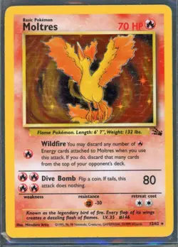 Pokemon Cards - Moltres 12/62 - Fossil Set - eBay Live Sun 12th 6:30pm - Image 1