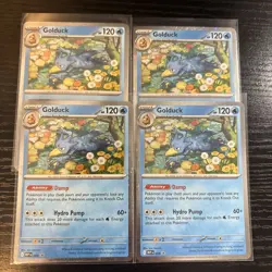 Golduck MEP 008 Mega Evolution Black Star Promo Lot (4-Cards) - Image 1