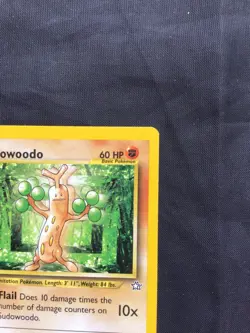 Pokemon Cards: Neo Genesis 1st Edition Common: Sudowoodo 77/111 - Image 3