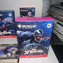 MAGIC THE GATHERING NYCC 2025 SPIDER-MAN DECK SET OF 5 WITH 2 PROMO CARDS!! - Image 4