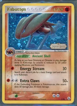 Pokemon Cards - Kabutops 7/92 - Ex Legend Maker - eBay Live Sun 12th 6:30pm - Image 1