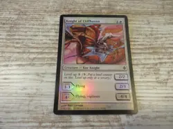 1x FOIL Knight of Cliffhaven - Rise of Eldrazi - NM/EX - English - OOP MTG - Image 1