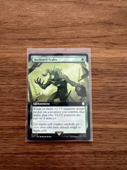 Hardened Scales - Extended Art Light Play, English Magic the Gathering MTG Unive - Image 1