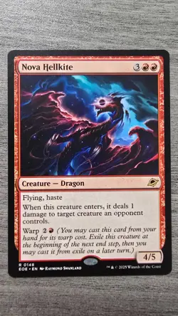 Nova Hellkite (Rare) #148 Edge of Eternities MTG NM - Image 1