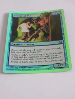 MTG - FOIL - Avatar of Me - Unhinged - NM - Image 3