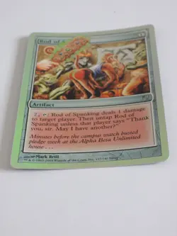 MTG - FOIL - Rod of Spanking - Unhinged - NM - Image 3