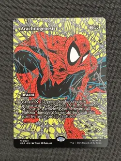 MTG Spider-Man Arachnogenesis Borderless Non Holo English - Image 1