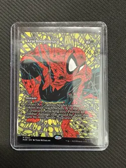 MTG Spider-Man Arachnogenesis Borderless Non Holo English - Image 3