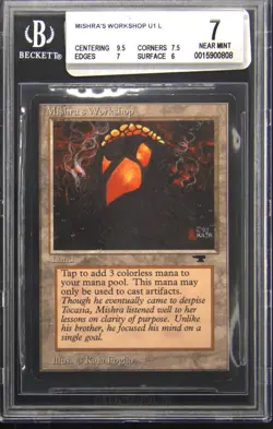 1994 MAGIC: THE GATHERING ANTIQUITIES MISHRA'S WORKSHOP BGS 7 - Image 1